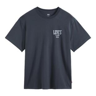 Levi's李维斯26年秋季新款男士美式复古休闲针织印花短袖T恤