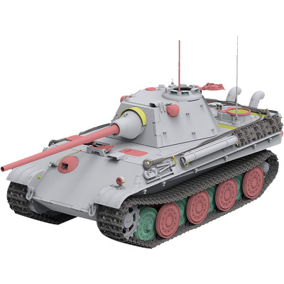 麦田豹式坦克F拼装模型