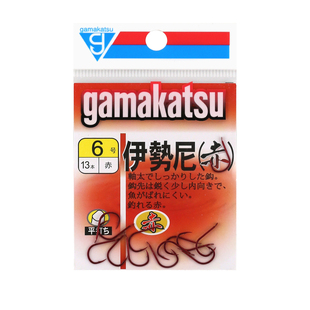 伽玛卡兹gamakatsu伊势尼赤红C1IS1鱼钩渔钩新品竞技钩平打钩