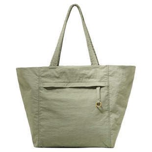 unifine新款简行托特包大容量轻便城市风通勤包绿色包包男女通用