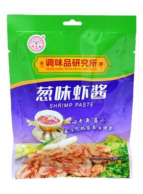 喷泉海虾葱味虾酱香浓幼滑小包装