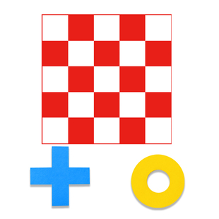 急速三子棋极速五子棋井字棋团建拓展游戏道具户外趣味运动会器材