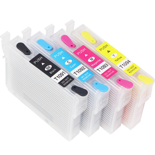 适用爱普生ME300墨盒ME1100 ME30 ME360 600F 650FN officeME700FW墨盒T1091黑彩色打印机墨水109非Epson原装