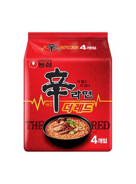 韩国农心特辣辛拉面红汤版更辛辣