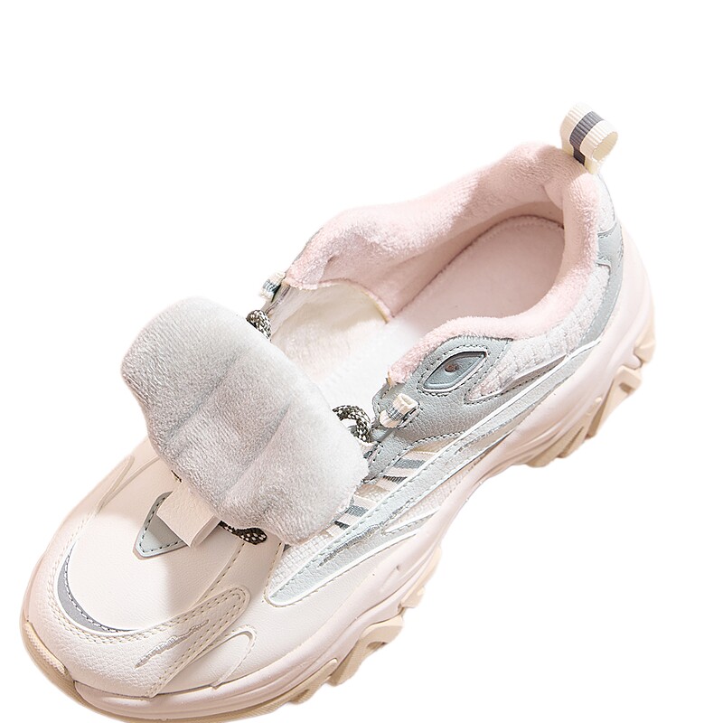 乔丹皮面加绒保暖休闲鞋女鞋子