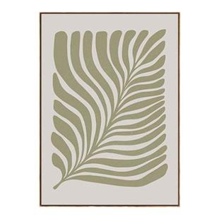 现代简约清新客厅装饰画植物花卉线条卧室玄关餐厅书房办公室挂画