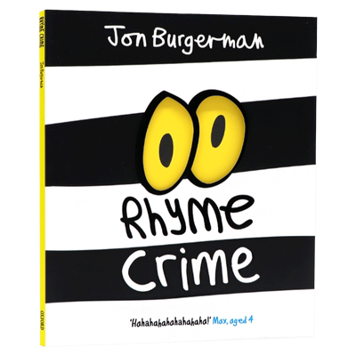 牛津精品绘本 Rhyme Crime 3-5岁幼儿英语启蒙认知图画书 趣味搞笑韵文故事书 亲子早教互动押韵的文字游戏 平装大开Jon Burgerman