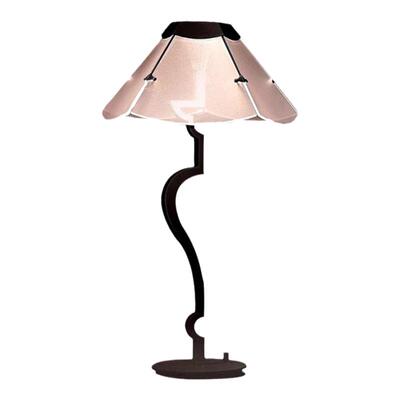 中式书房卧室led调光黑色台灯