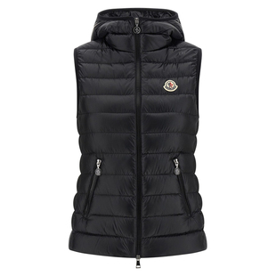 Moncler 盟可睐女士黑色glygosse羽绒服马甲背心26早春意大利代购