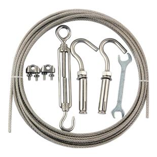 正宗304不锈钢钢丝绳 无包胶光面钢丝绳晾衣绳吊绳拉绳幕布窗帘线