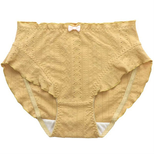 加大码内裤女 纯棉胖mm200斤性感高开叉中腰透气日系抗菌三角春秋