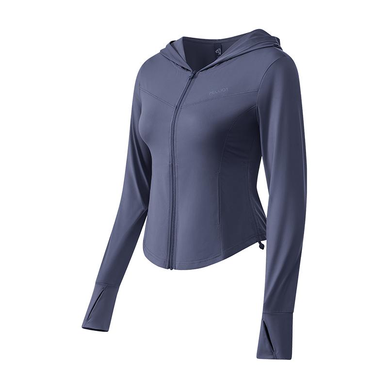 伯希和户外防晒衣女修身显瘦夏季新款原纱凉感皮肤衣