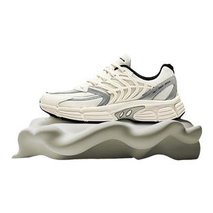 鸿星尔克鱼刺男鞋运动鞋冬季款潮流网面透气休闲鞋轻便男士老爹鞋