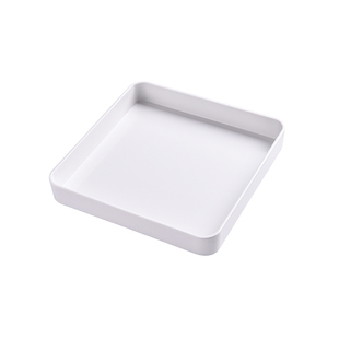 密胺餐具托盘正方形菜盘家用创意酒店客房茶水杯盘收纳盘蛋糕盘子