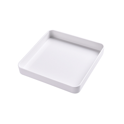 正方形酒店客房茶水杯收纳蛋糕盘