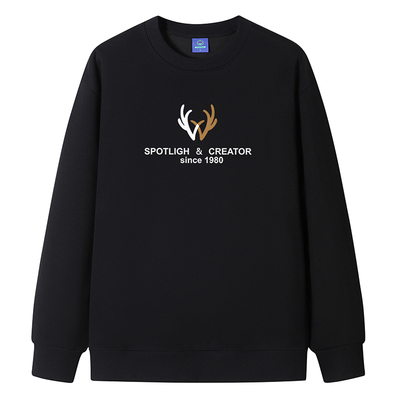 NASA加绒加厚上衣圆领卫衣