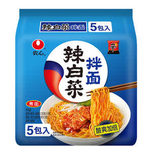 韩国农心辣白菜拌面泡菜方便面泡面方便面拉面多包懒人速食面煮面