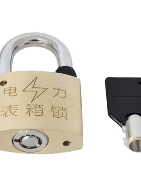 鑫至中电表箱锁梅花钥匙铜锁厂家