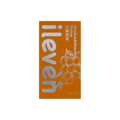 ileven沙棘汁原浆vc100%大兴安岭鲜榨沙棘果汁饮料袋装官方旗舰店