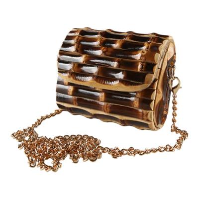 Nilerun链条包竹节拼接mini款