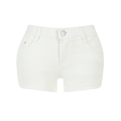 不走光显腿长白色丰胯垫短裤热裤