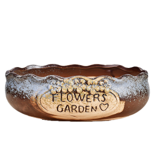 多肉花盆大口径创意个性大号手绘多肉植物拼盘粗陶瓷花卉包邮复古