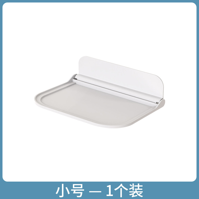 壁挂折叠置物架浴室卫生间免打孔放毛巾手机杂物简约塑料收纳托架高性价比高么？