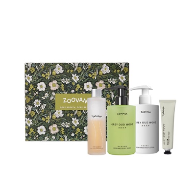 【礼物推荐】ZOOVANA冷灰乌木身体护理礼盒精华油香氛保湿