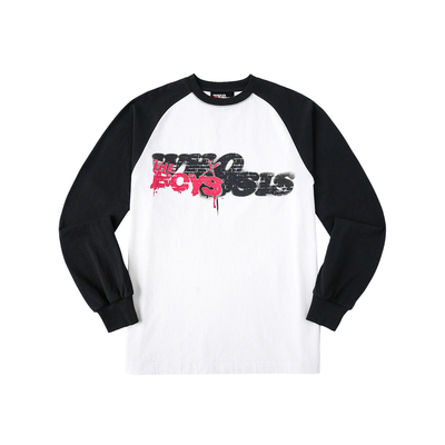 【黑袍纠察队官方联名】WHOOSIS 插肩长袖打底简约美式休闲男女潮