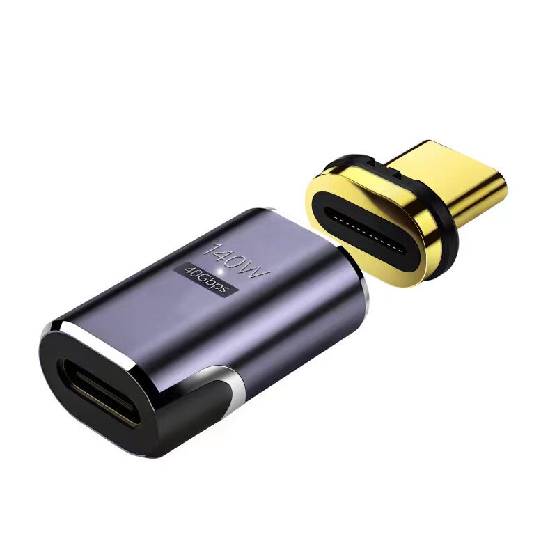 140W磁吸Typec转接头适用于oppo真我vivo华为小米IQOO手机快充线