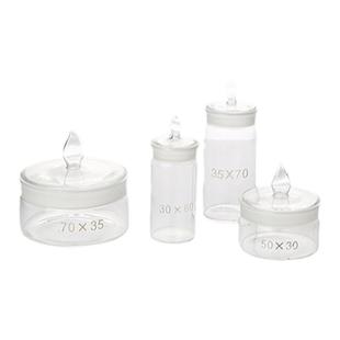 称量瓶扁形实验室50*30mm高型称量皿40*2560*3070*35mm玻璃称量瓶