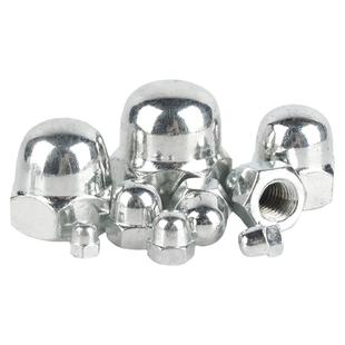 304/201不锈钢316盖型螺母装饰盖形螺丝帽大全细牙反牙圆球头盖帽