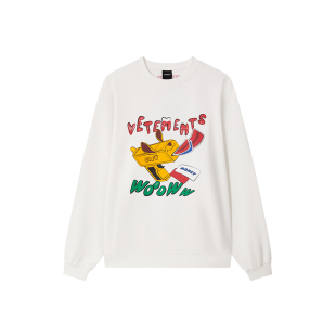 VETEMENTS卫衣季新款时尚休闲宽松情侣同款印花套头卫衣63520303