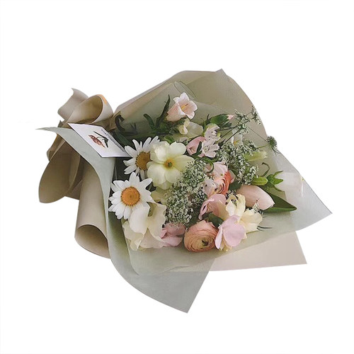 苁丛 原创 牛奶棉卷材 鲜花包装纸 防水花束内衬