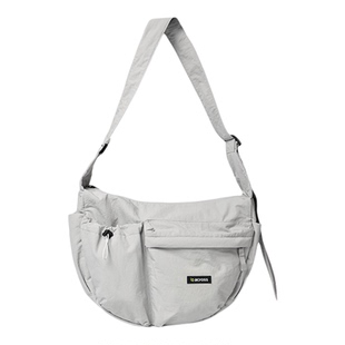 ACROSS饺子包女斜挎大容量防水轻便单肩包休闲百搭户外出行牛角包