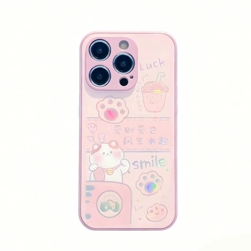 招财猫可爱手机壳适用iPhone17