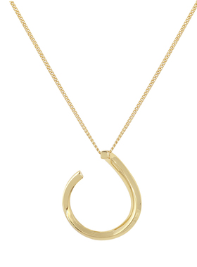 欧美风小众设计几何光面长款项链