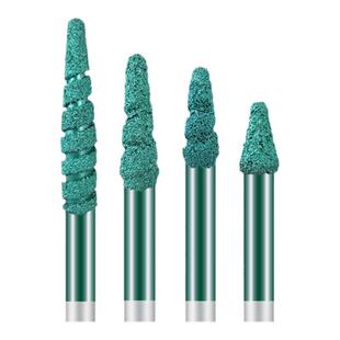 超硬花岗岩钎焊金刚石浮雕刀熔覆刀神刀数控石材雕刻刀烧结锥度刀