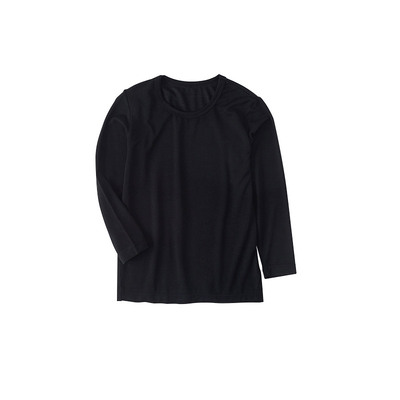 男童女童长袖t恤薄款黑白春季