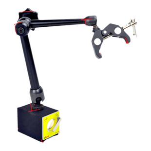 海康相机强磁磁吸底座工业固定式支架扫描枪二维码扫码器鹰螃蟹钳夹基恩士读码器金属流水线检测测试滑动支架