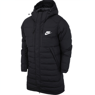Nike/耐克 NSW DOWN FILL 男子中长款连帽保暖羽绒服AJ7949