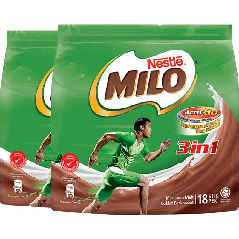 【自营】进口雀巢美禄Milo可可粉热巧克力粉coco粉牛奶冲饮594g*2