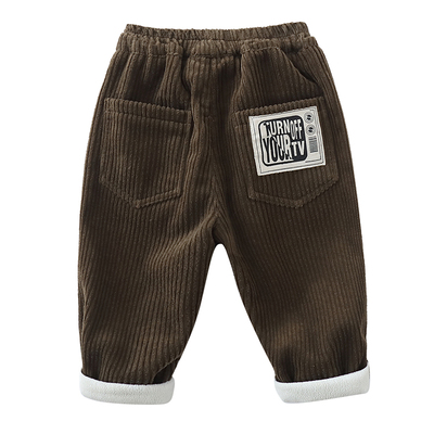 长裤灯芯绒男童灯芯绒条绒长裤