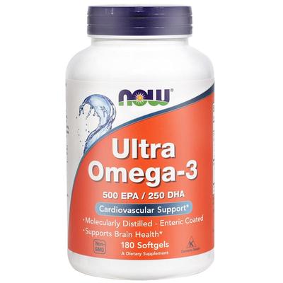 nowfoods高纯度超级深海鱼油omega3成人epa欧米茄3中老年人