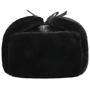 中老年人东北雷锋帽男士护耳冬季爷爷加绒厚保暖男老人爸爸帽子冬