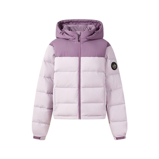 PONY波尼1972女士冬季白鸭绒羽绒服长效锁温防泼水科技254W2OF46