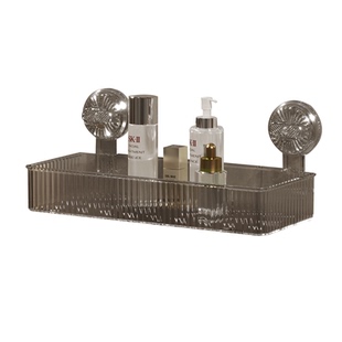 吸盘免打孔卫生间置物架浴室厕所洗手洗漱台挂墙上壁挂式收纳架子