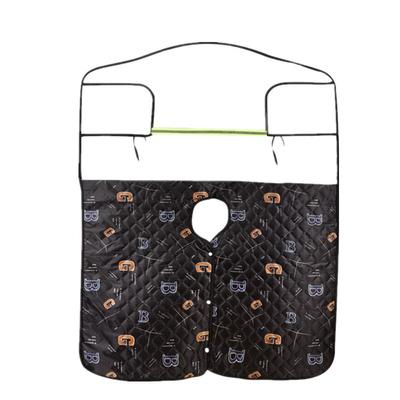 电动车挡风板挡风神器下绒布