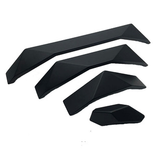 孔距32/64/128/192mm黑色现代简约创意柜门橱柜把手 衣柜抽屉拉手