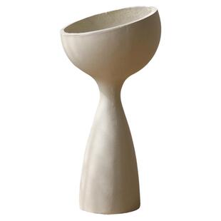 创意小蛮腰花盆客厅商场轻奢欧式高级感落地高脚花器个性软装摆件